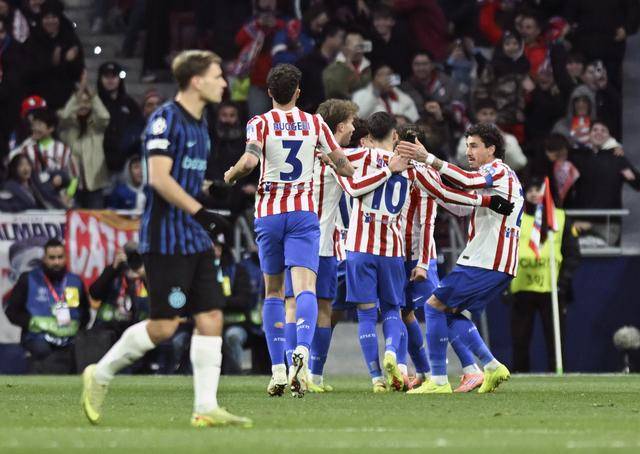 足球|欧冠(guān):馬(mǎ)德(dé)里竞技胜国際(jì)米蘭(lán)