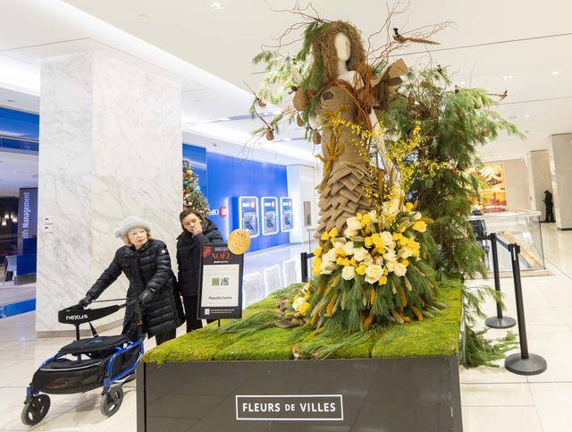 多伦多举办城市(shì)花艺展