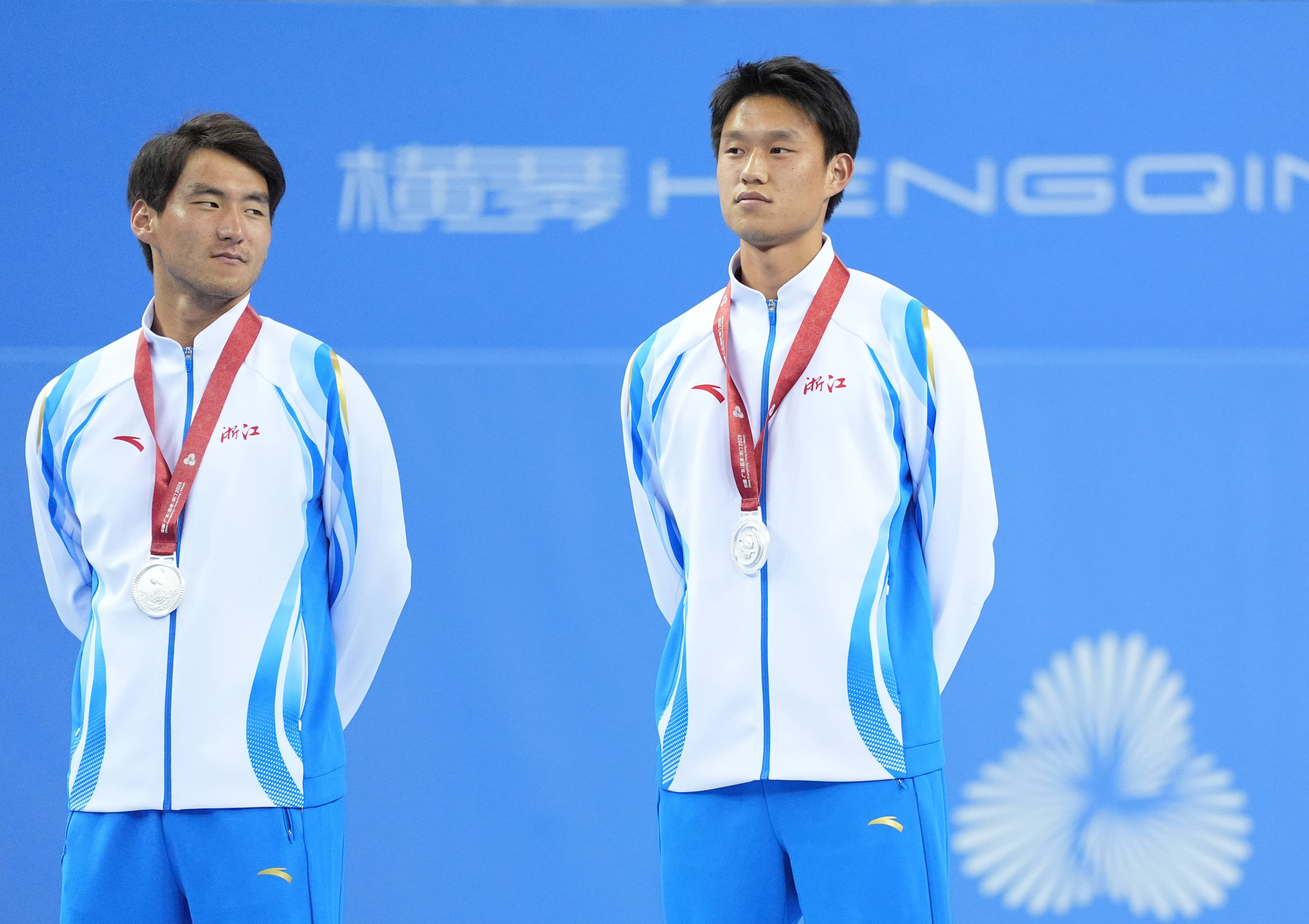 全运会|网球——男子双打颁奖仪式